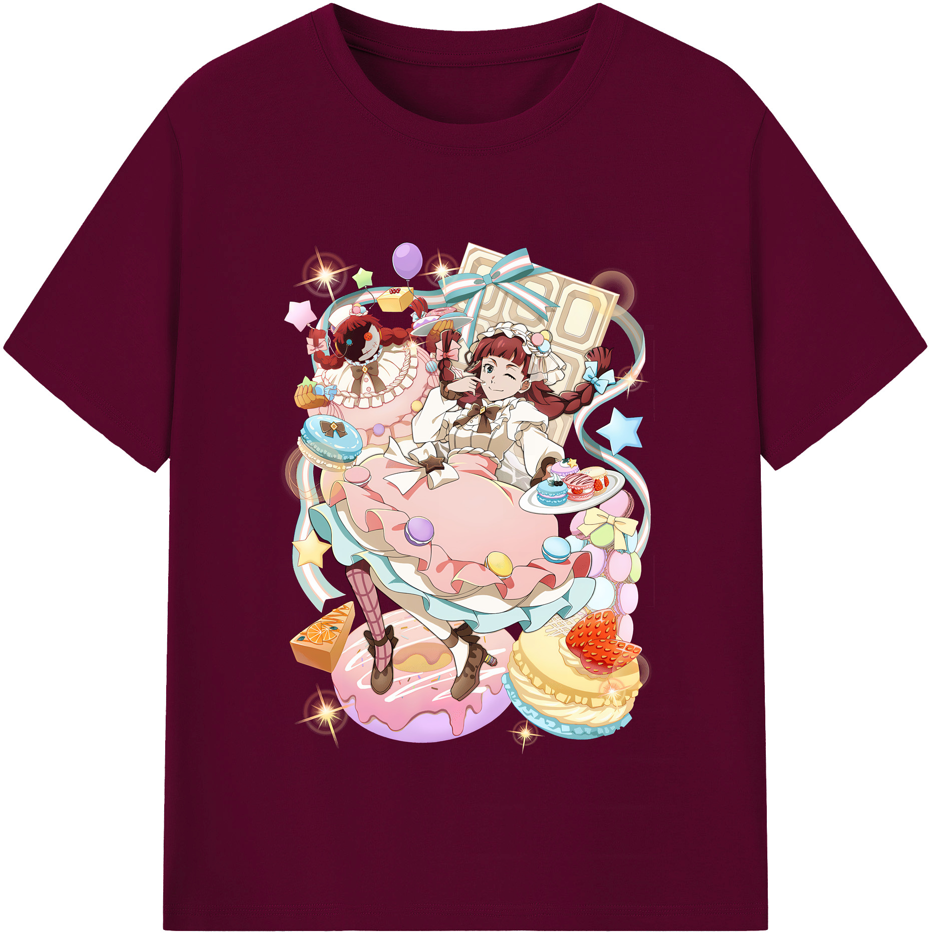 （画像用） 文豪ストレイドッグス Bungo Stray Dogs レディースカジュアルプリントTシャツ（綿100％）